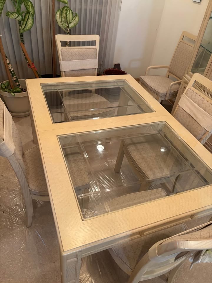 Stanley Furniture Dining Set - Table, China Cabinet, 6 Chairs, S - photo 3