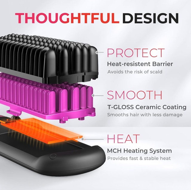 Brand New TYMO Hair Straightening Brush - photo 5