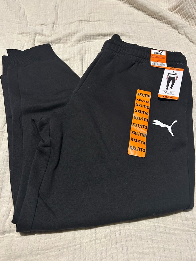Brand New Puma Cat Fleece Joggers Pants Trousers
