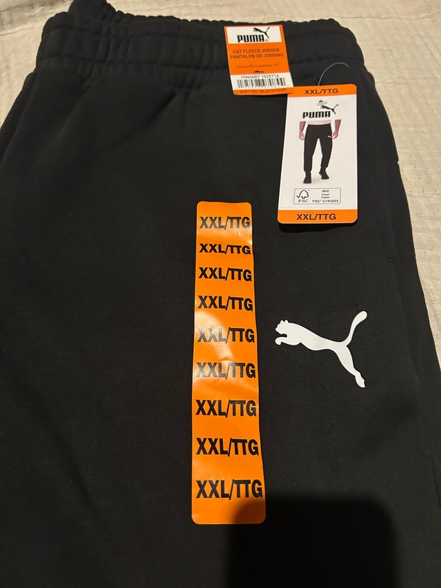 Brand New Puma Cat Fleece Joggers Pants Trousers - photo 2