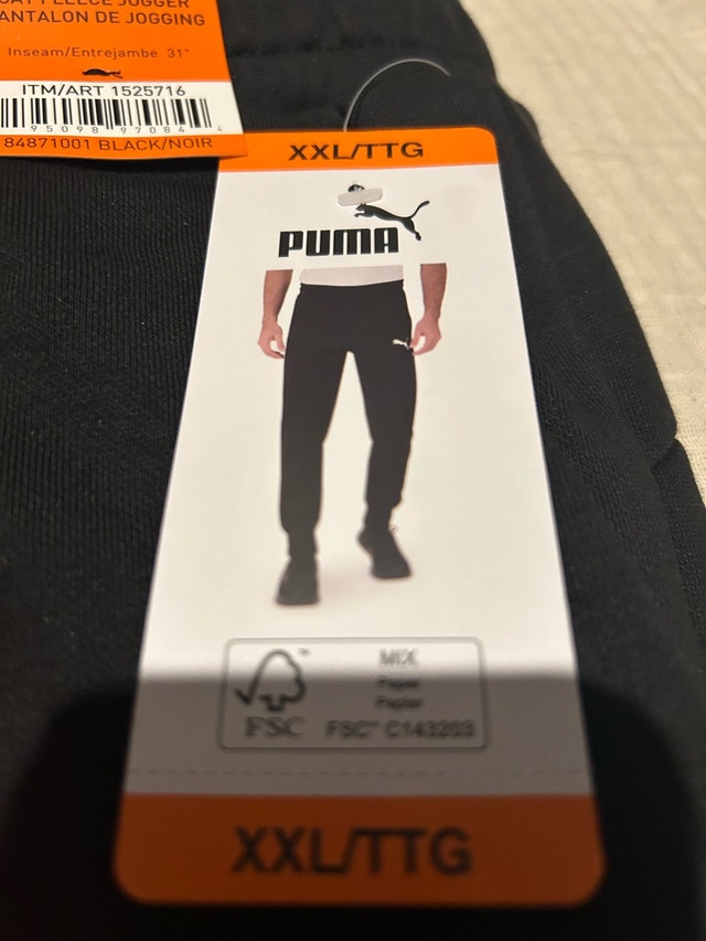 Brand New Puma Cat Fleece Joggers Pants Trousers - photo 3