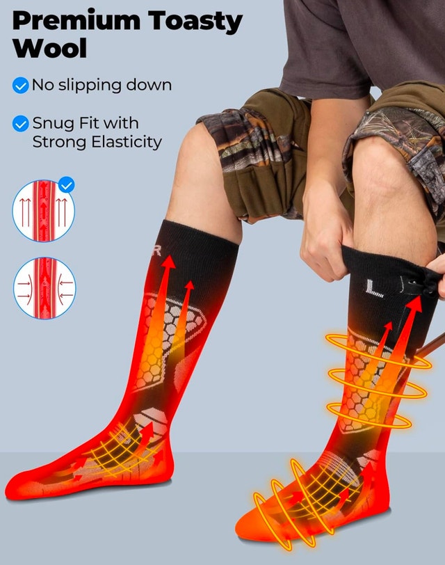 Brand New Karbon Heated Bluetooth Ski Socks - photo 4