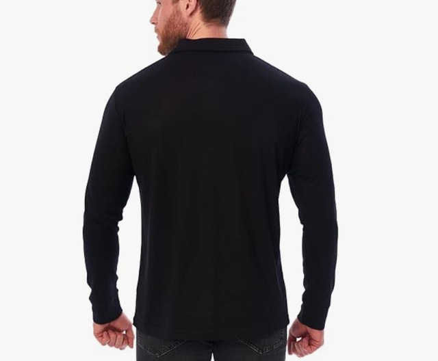 UNITED COLORS of BENETTON Long Sleeve Polo Golf Shirt - photo 3