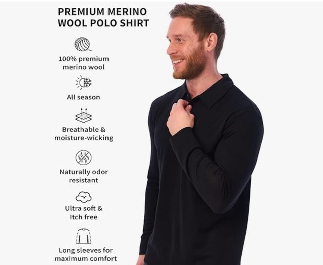 UNITED COLORS of BENETTON Long Sleeve Polo Golf Shirt - photo 4