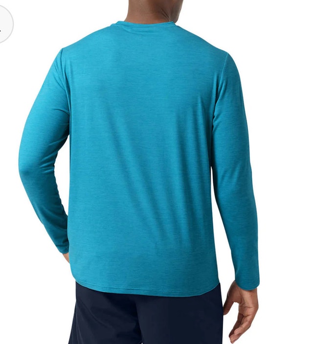 Brand New Eddie Bauer Men's 2Pk Active Long Sleeve T-Shirt Blue - photo 3