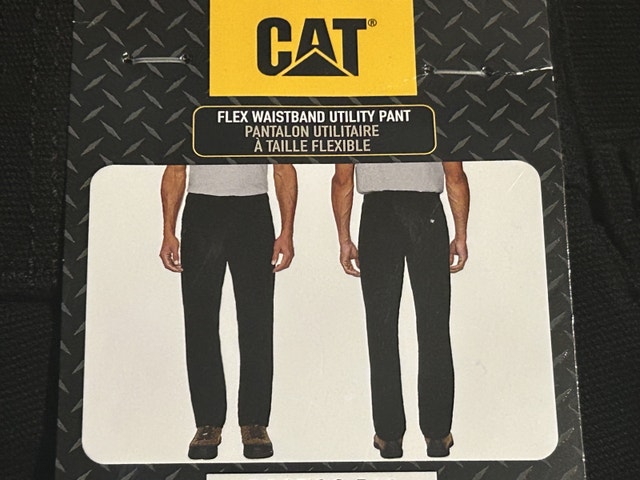 Brand New CAT Caterpillar Flex Waistband Utility Pant - Black