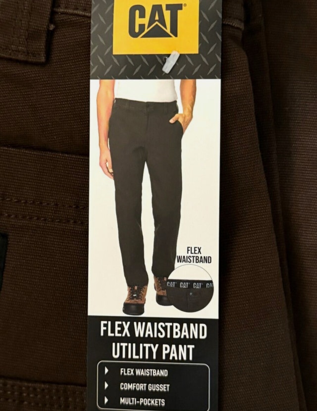 Brand New CAT Caterpillar Flex Waistband Utility Pant - Black - photo 4