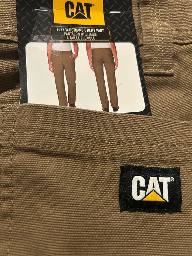 Brand New CAT Caterpillar Flex Waistband Utility Pant Tan - photo 3