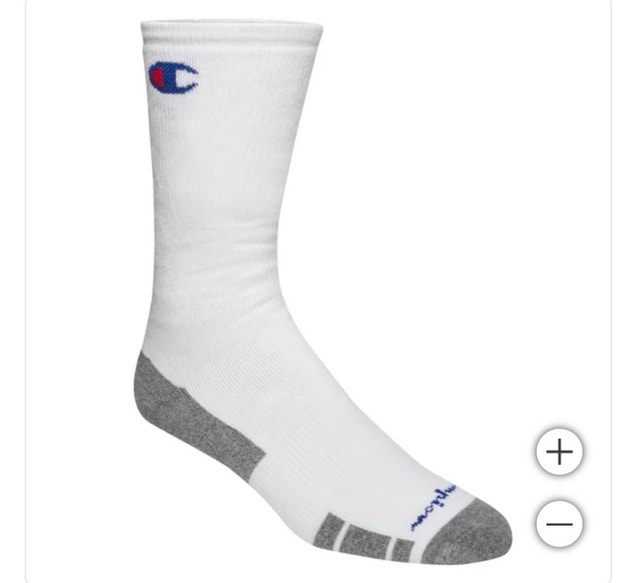 Brand New Champion Performance Crew Socks, 8Pk - photo 3
