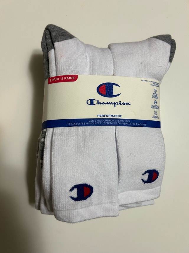 Brand New Champion Performance Crew Socks, 8Pk - photo 4