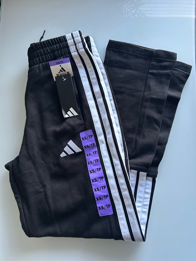 Brand New Adidas Fleece Track Pants Joggers - photo 2