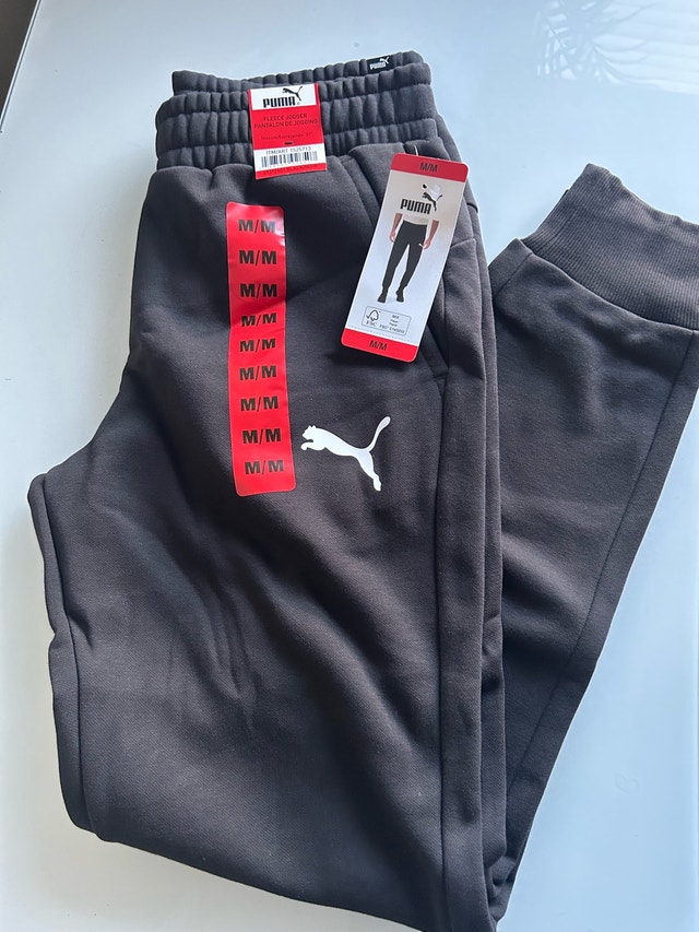 Brand New Puma Fleece Joggers - Black - photo 4
