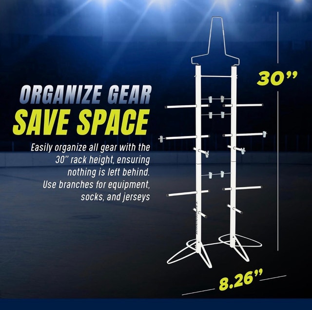 Brand New Winnwell Deluxe Hockey Equipment Rack - photo 5