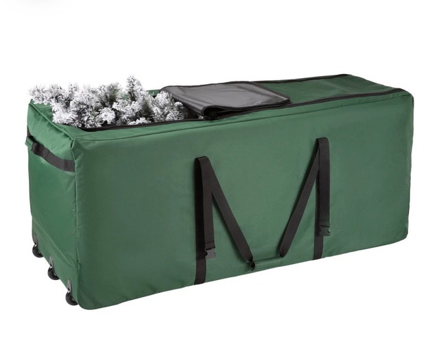 Rolling Christmas Tree Storage Bag - Like New