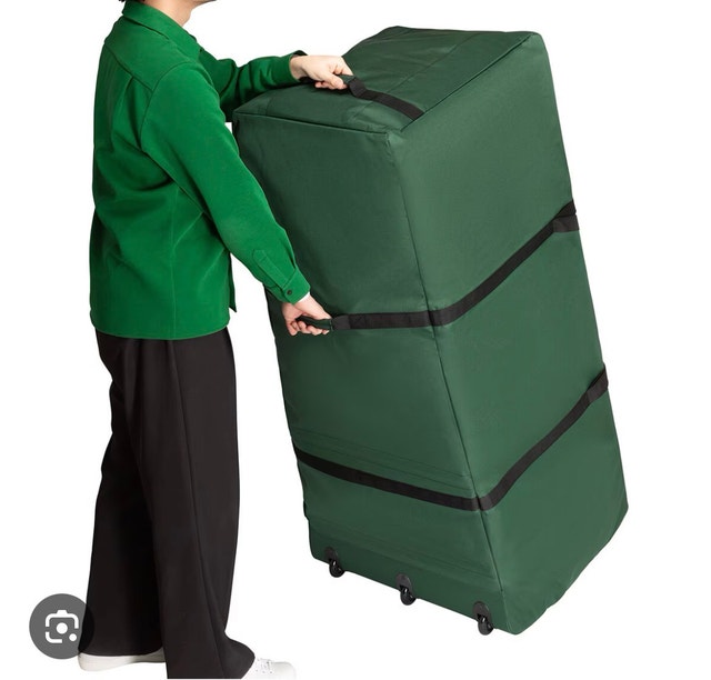 Rolling Christmas Tree Storage Bag - Like New - photo 2