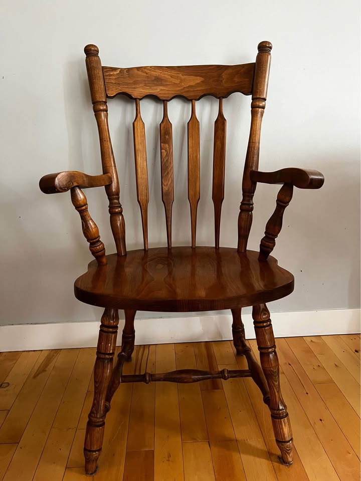 Solid Oak Dining table & 4 Dining Chairs - photo 2