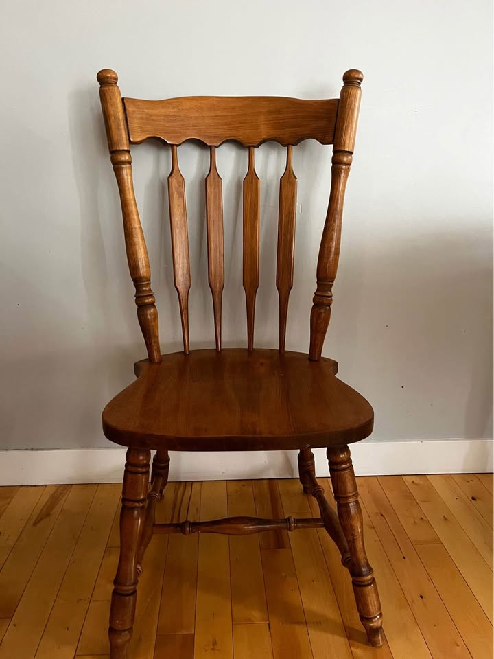 Solid Oak Dining table & 4 Dining Chairs - photo 5