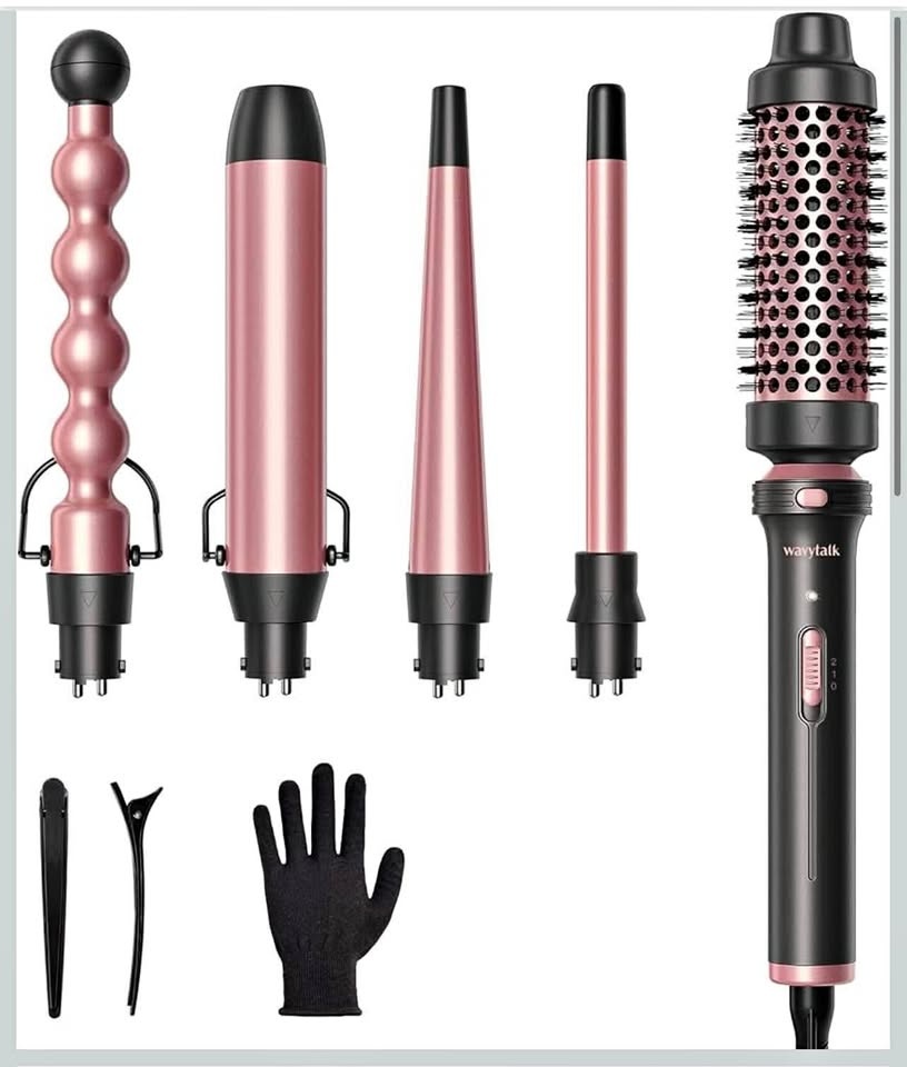 Wavytalk 5-in-1 Curling Wand Set