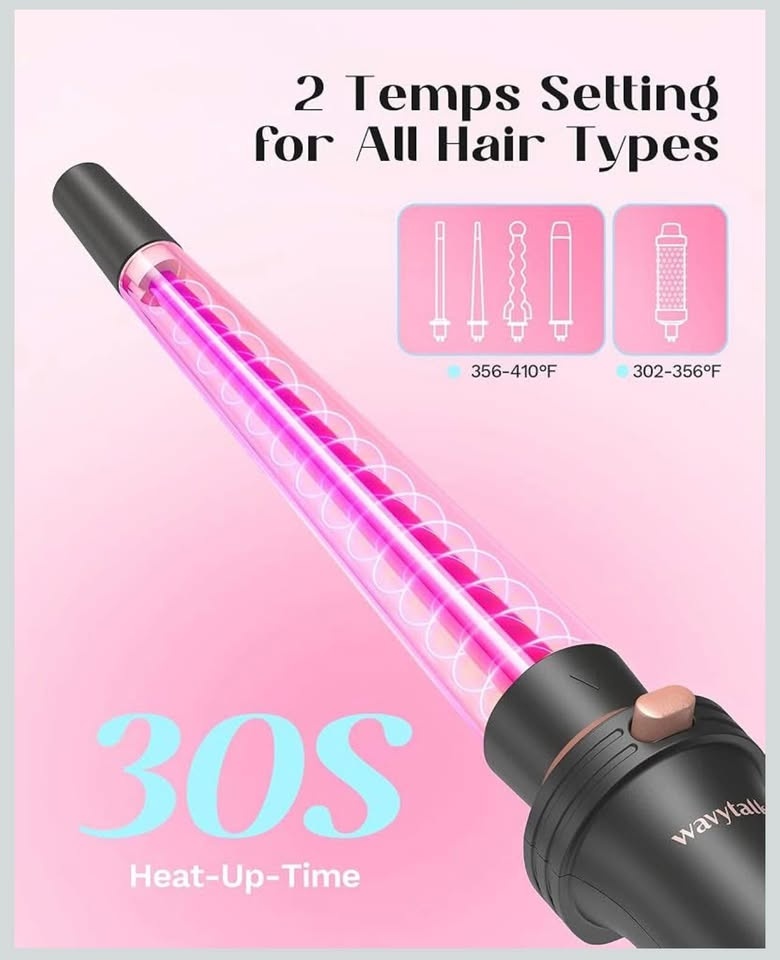 Wavytalk 5-in-1 Curling Wand Set - photo 4