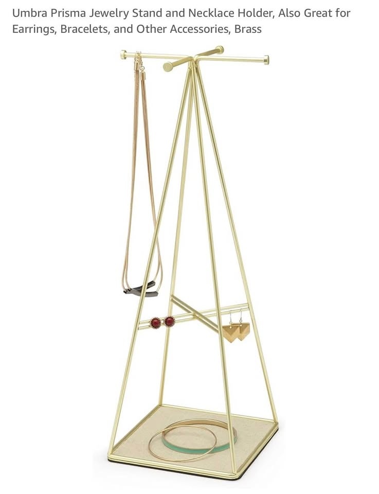 Umbra Prism Jewelry Necklace Earrings Stand