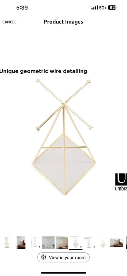 Umbra Prism Jewelry Necklace Earrings Stand - photo 3