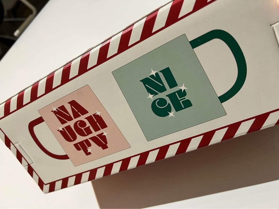 Brand new set of 2 mugs: Naughty and Nice (By Indigo) - photo 2