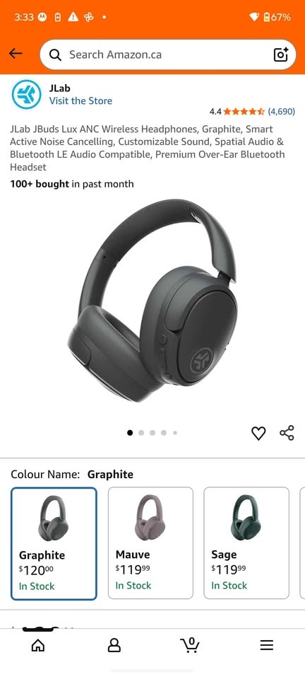 JLab JBUDS LUX ANC Wireless Headphones - photo 3