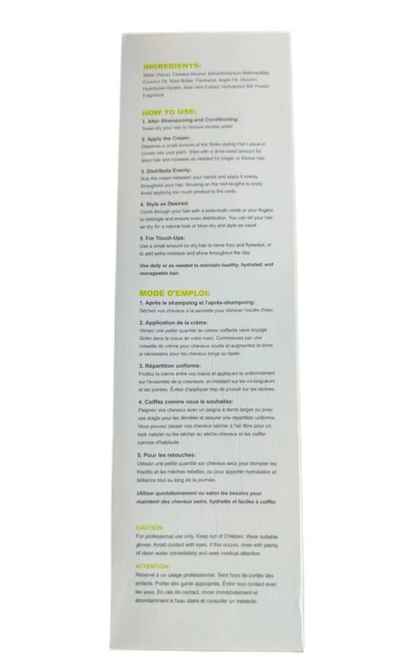 Sinko Styling Leave In Cream image indicator(4)