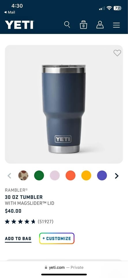 Yeti Tumbler
