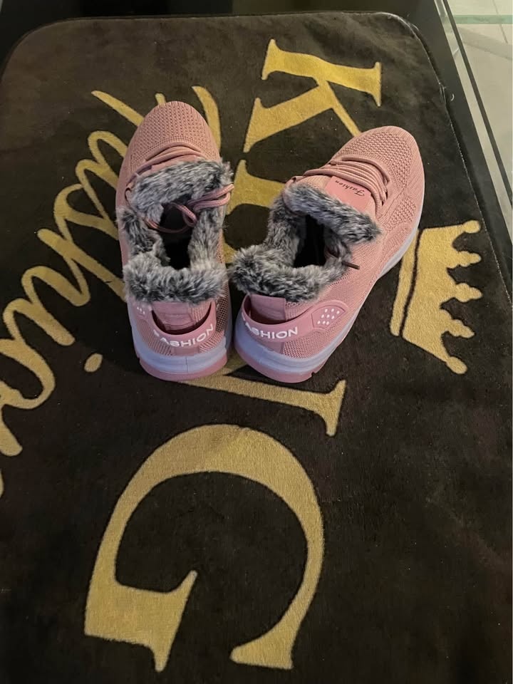 Women woven warm ankle sneakers - photo 2