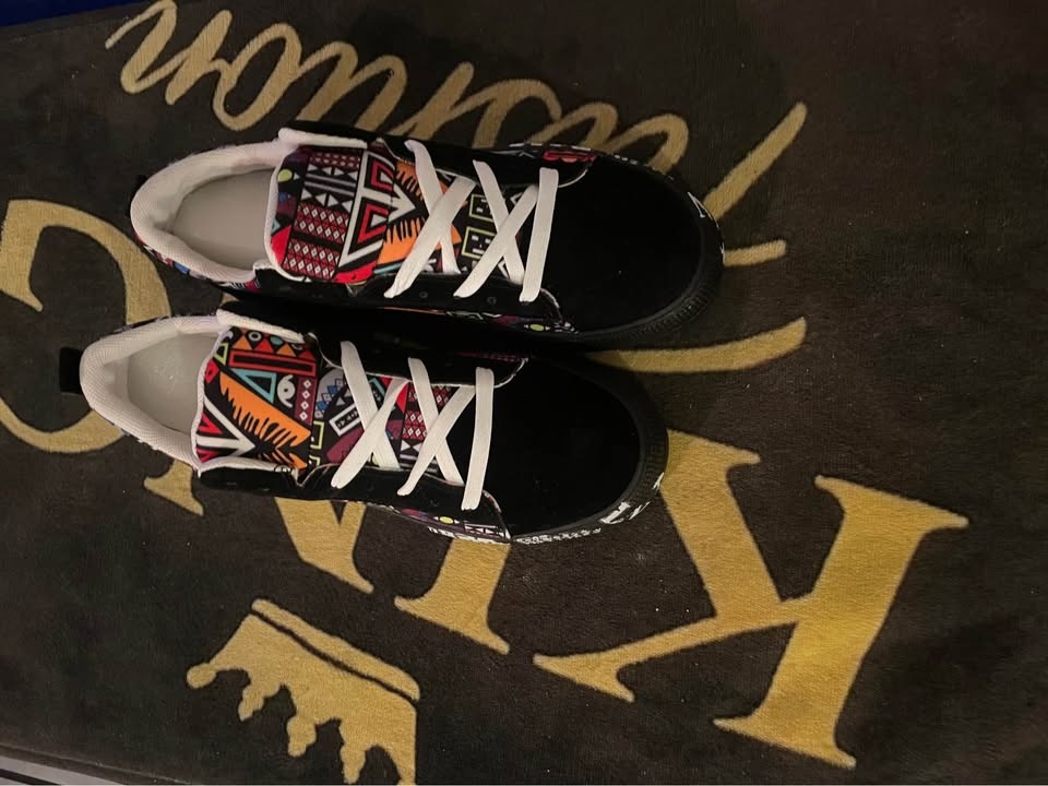 Men’s Stylish Graffiti Print Shoes - photo 3