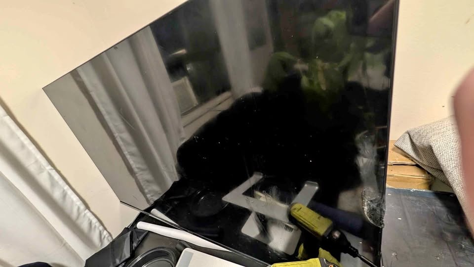 For parts - 55 inch Hisense TV