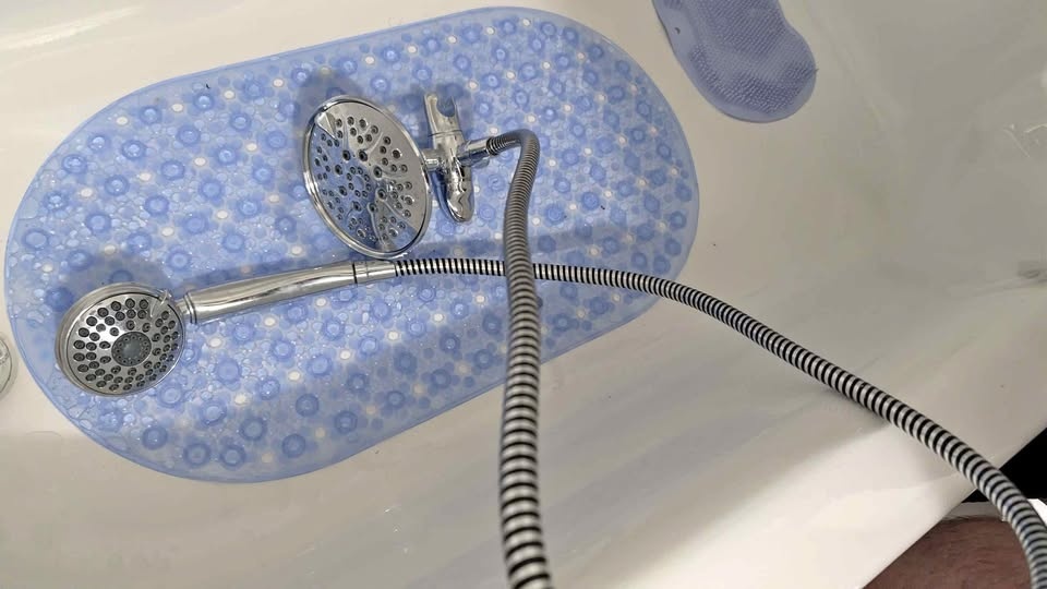 Chrome Dual Shower Head & Handheld Sprayer Combo
