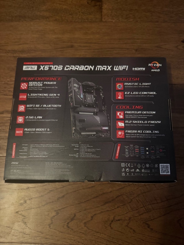 NEW MSI X570S CARBON WIFI NEED GONE - photo 4