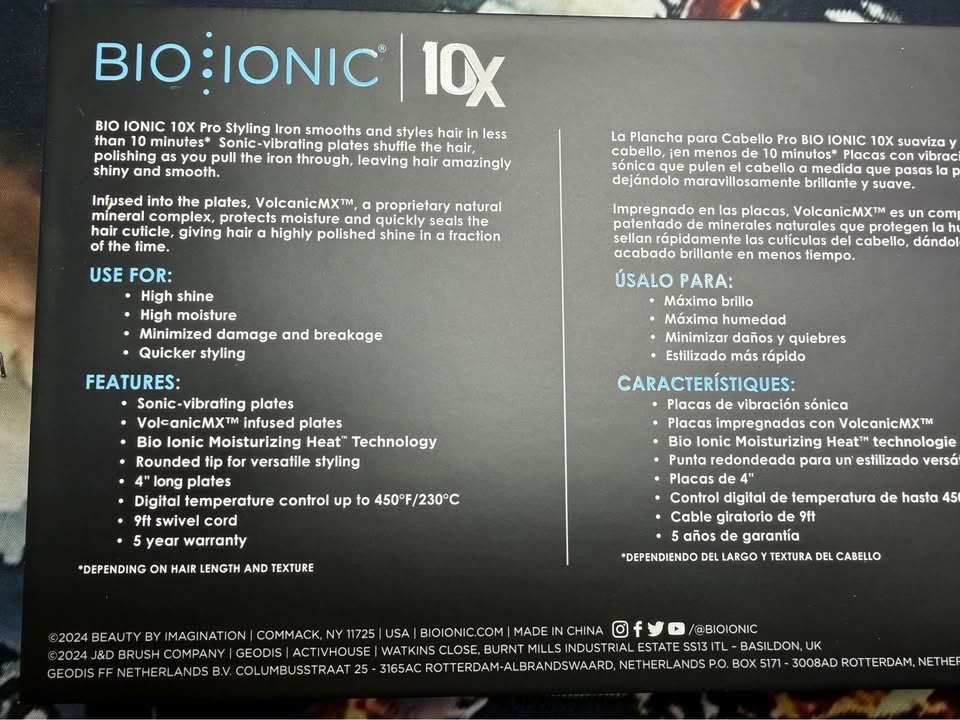 Bio Ionic 10X Pro Styling Iron Brand New - photo 4