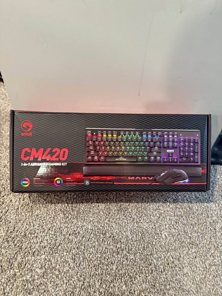 Marvo CM420 3-in-1 Gaming Kit - Keyboard, Mouse, Mousepad