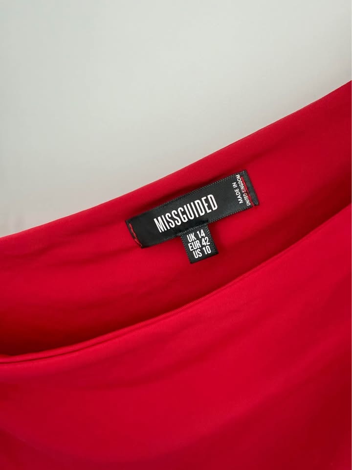 Red One-Shoulder Bodysuit US 10 - photo 2