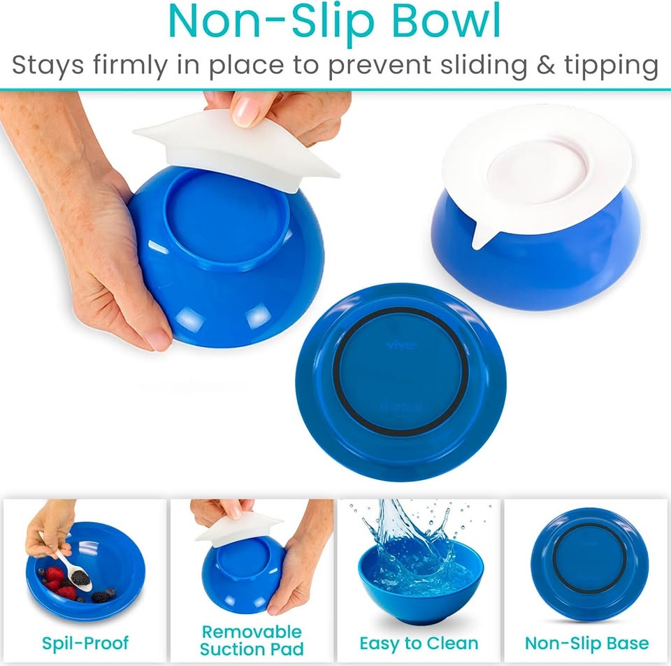 Spill Proof Bowl and Plate Set for Adults - photo 2