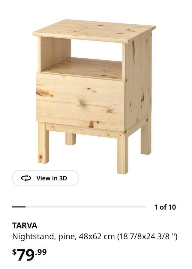 Ikea Bedside Table - Set of 2