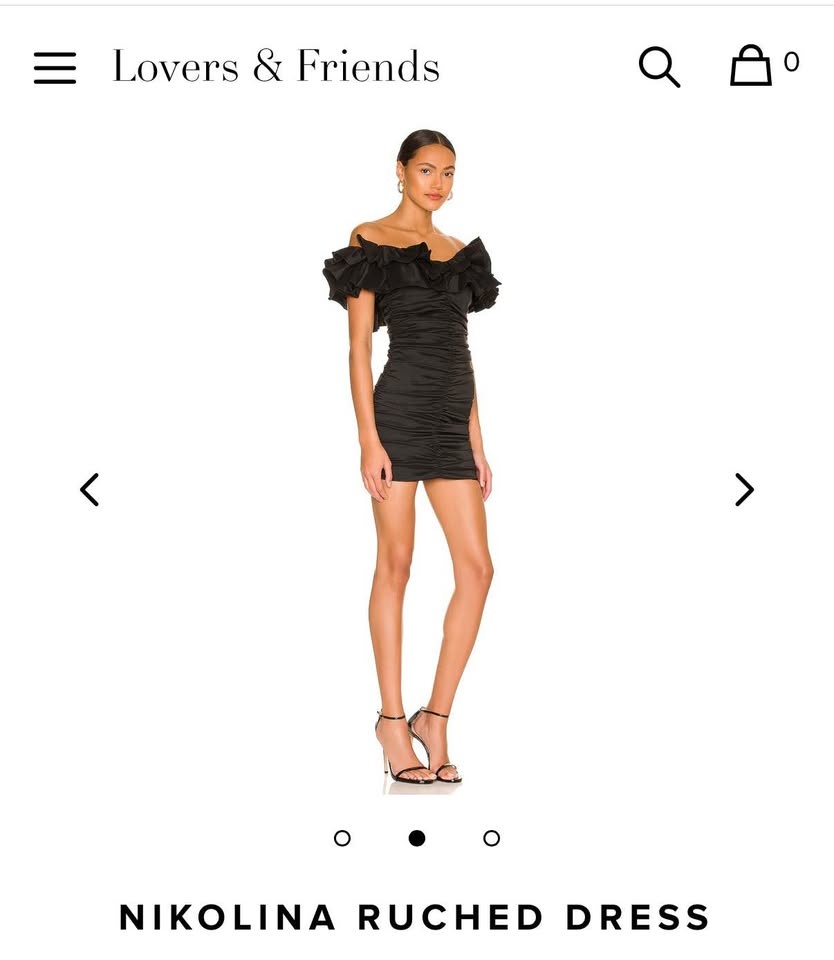Lovers and Friends Rushed Black Dress - XS - photo 2