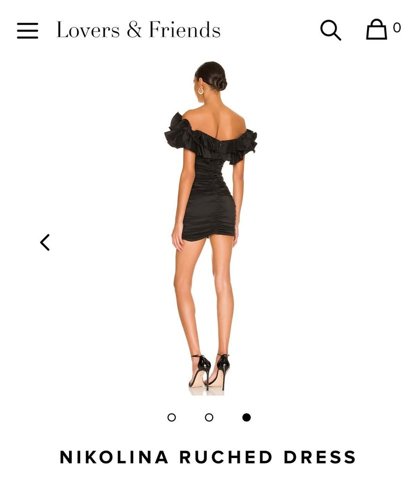 Lovers and Friends Rushed Black Dress - XS - photo 3