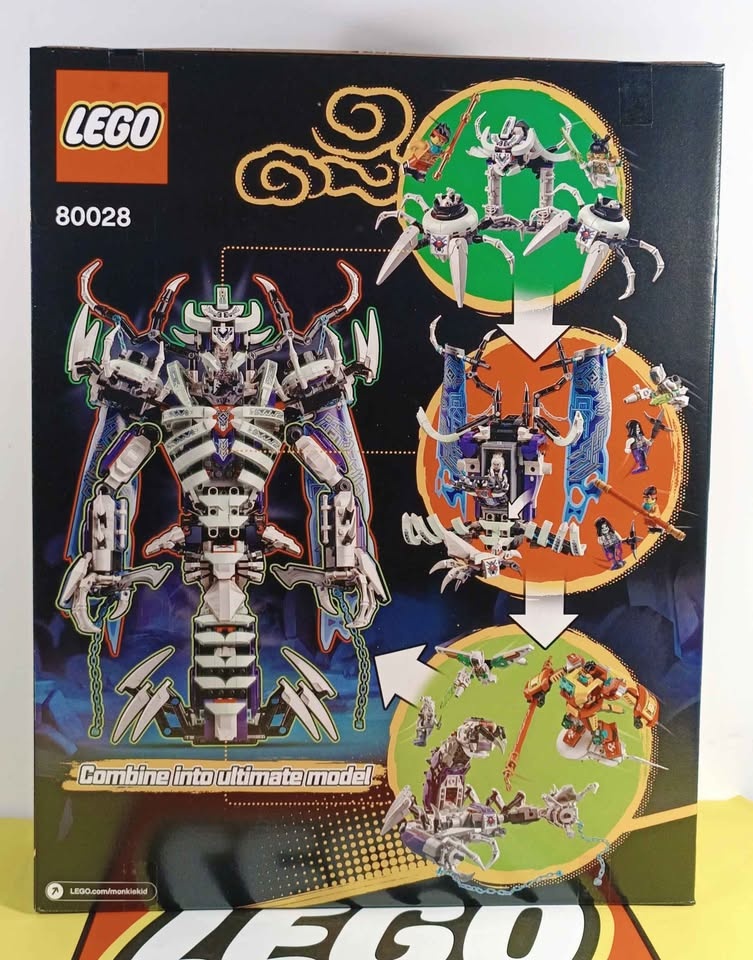 Lego Monkie Kid 80028 The Bone Demon mech w/ figures 2021 Bnib - photo 2