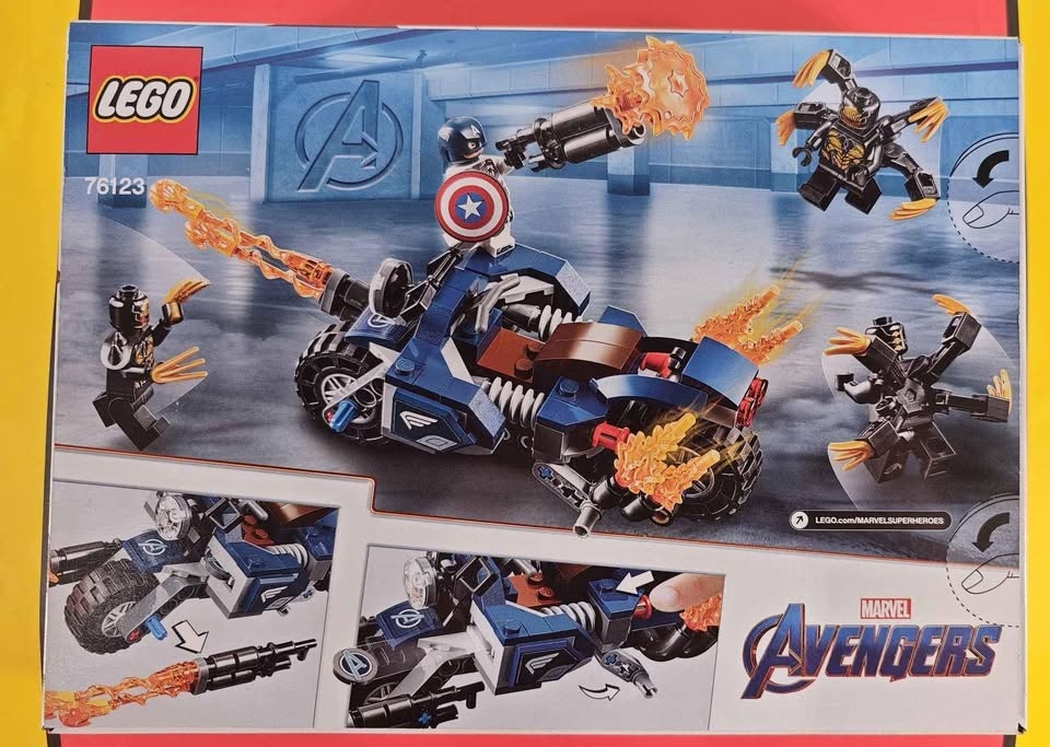 Lego Marvel Avengers 76123 Captain America Outriders Attack Reti - photo 2
