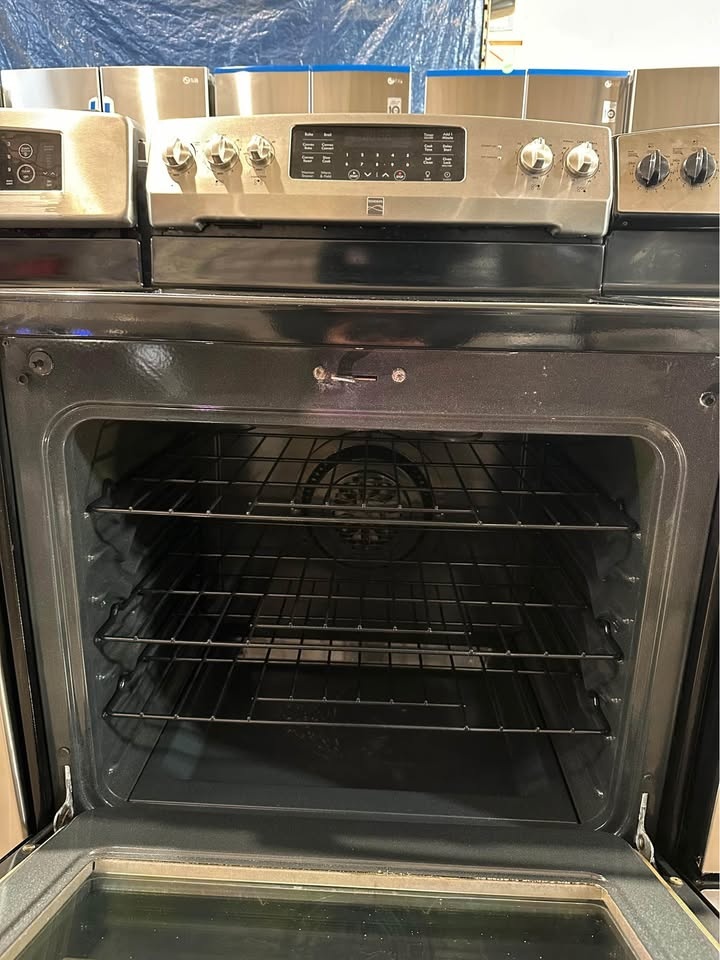30” Kenmore Electric Stove - Stainless Steel, Convection Oven - photo 3