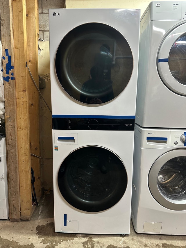 27” LG Integrated Washer Dryer Stacked Tower