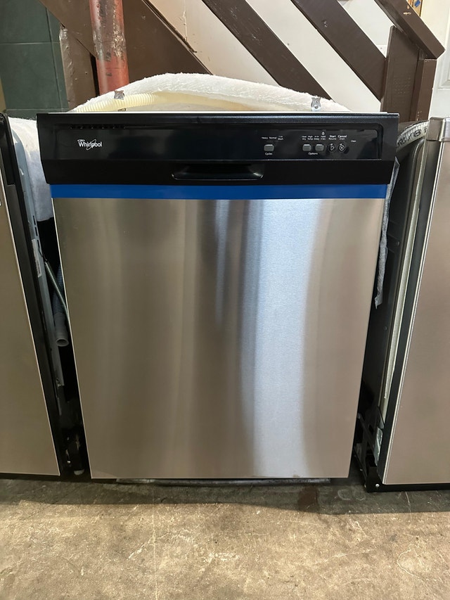 24” Whirlpool Stainless Steel Built-In Dishwasher