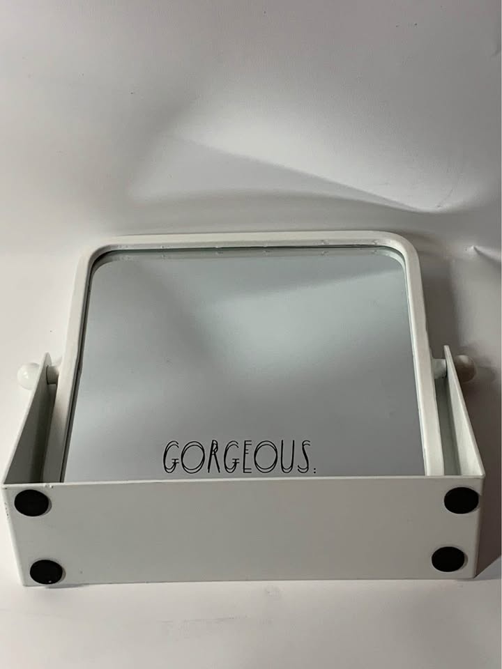 MIRROR Rae Dunn Tabletop Vanity Mirror - Tilt Swivel - photo 3