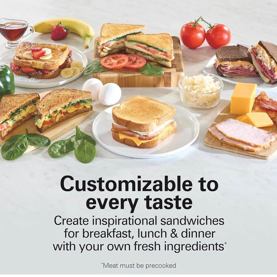 (New) Sandwich Stacker, Hot Sandwich Maker, 24 Sq. In - photo 4
