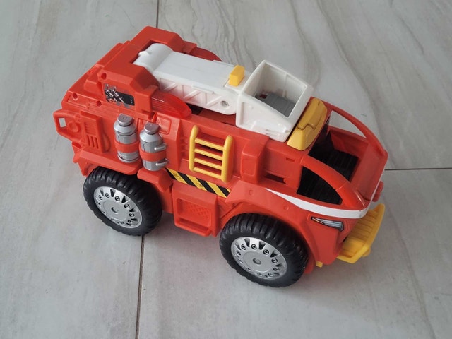Interactive Fire Engine Toy with Lights and Sounds