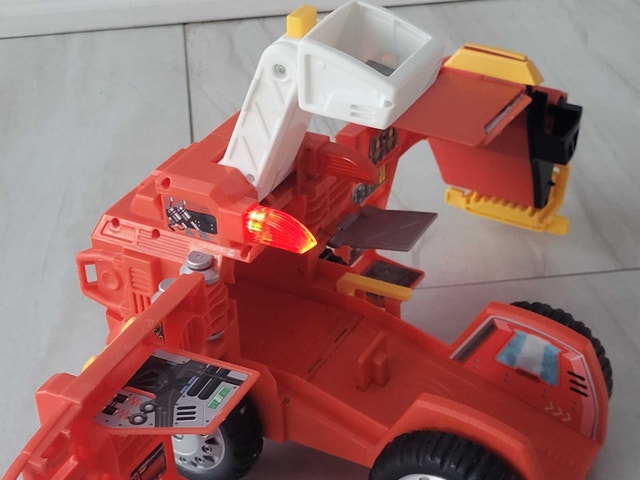 Interactive Fire Engine Toy with Lights and Sounds - photo 3